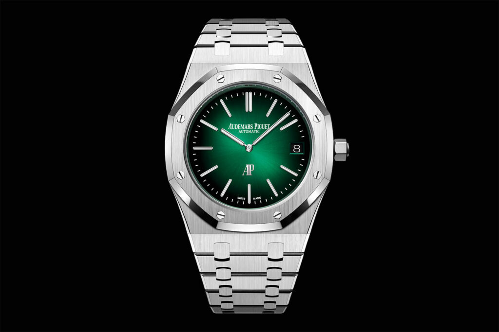 Audemars Piguet Royal Oak Jumbo 15202PT Green Dial