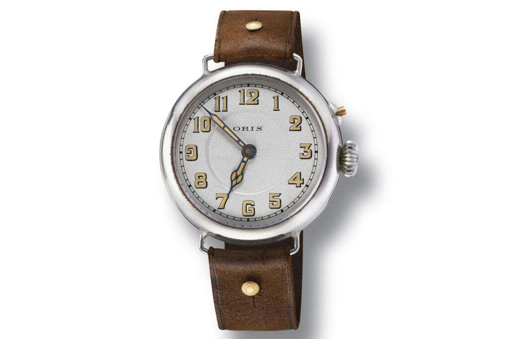1917 First Oris Big Crown wrist watch