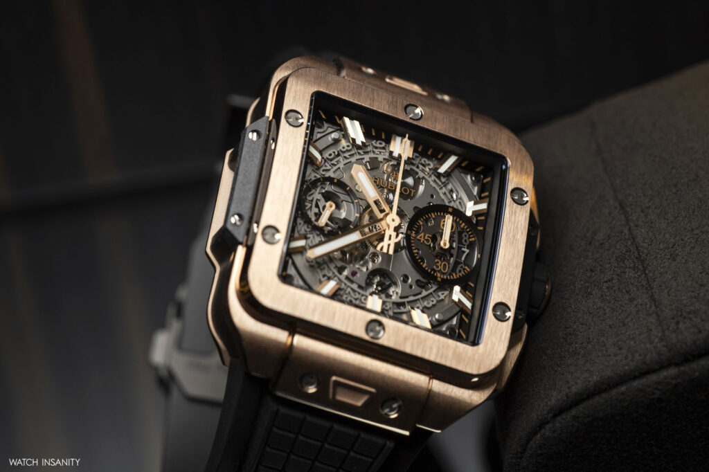 Hublot Square Bang Unico King Gold