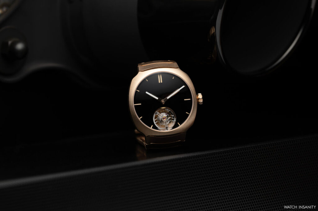 H. Moser & Cie: Streamliner Tourbillon Vantablack® 