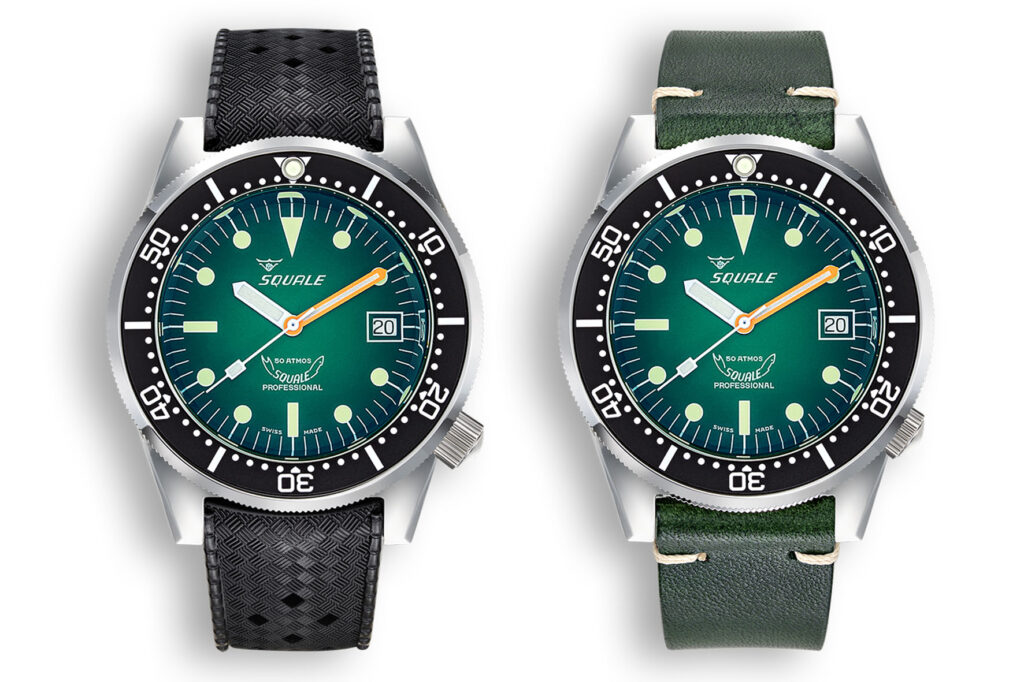 Squale 1521 Green Ray