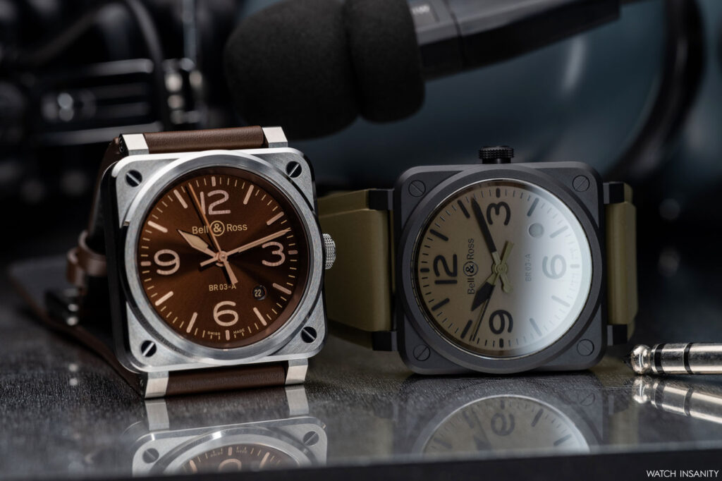 Bell&Ross BR 03 Military Ceramic and Golden Heritage