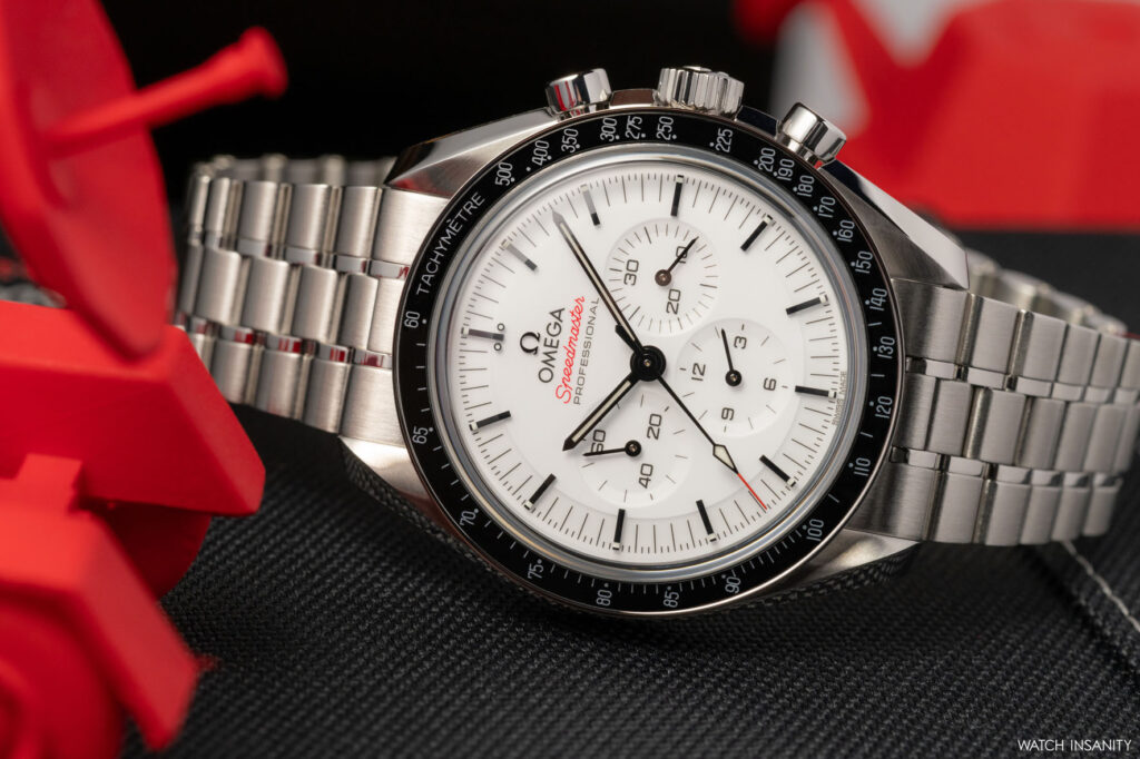 Omega Speedmaster Moonwatch White Dial