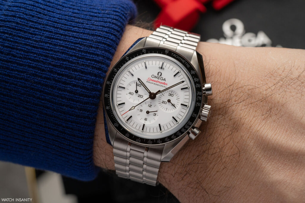 Omega Speedmaster Moonwatch White Dial