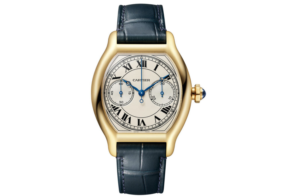 Cartier Privé Tortue Monopussoir Chronograph Yellow Gold