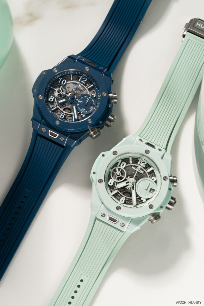Hublot Big Bang Unico Petrol Blue and Mint Green
