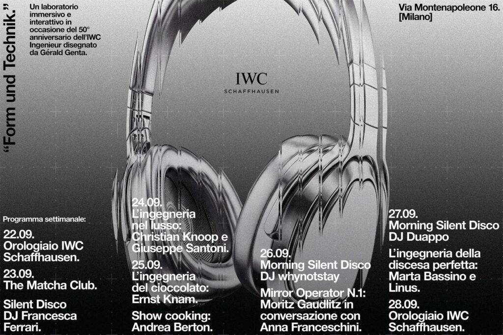 IWC Ingenieur 5oth Anniversary Milano Fashion Week